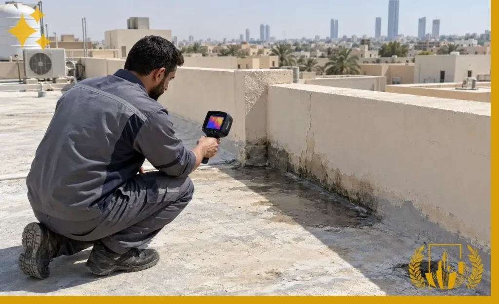 خطوات كشف تسربات الاسطح بمكة