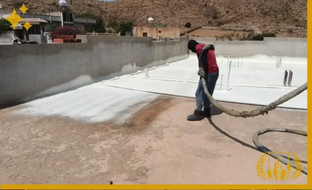 خطوات تنفيذ عزل الاسطح بالباحة