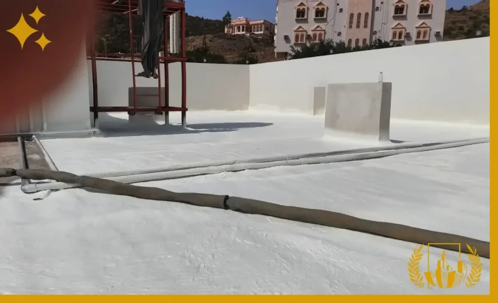 عزل فوم الاسطح للمنازل والفلل والمباني في تبوك