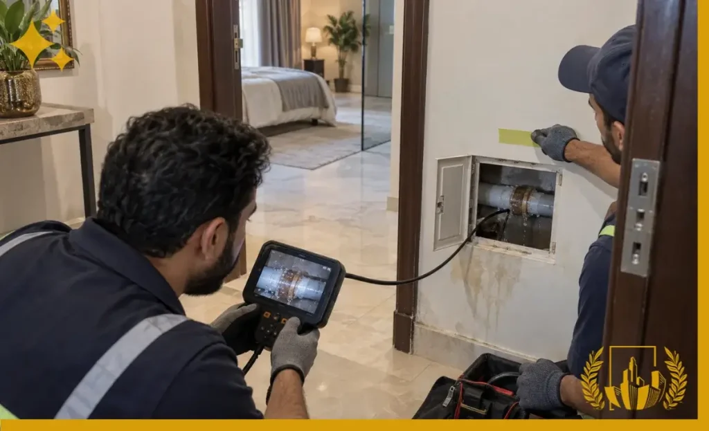 خدمة كشف تسربات المياه في جميع مناطق املج