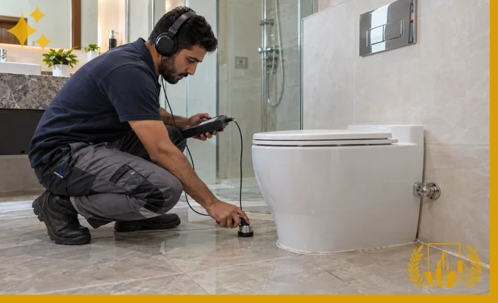 أسباب تسرب المياه داخل الحمامات