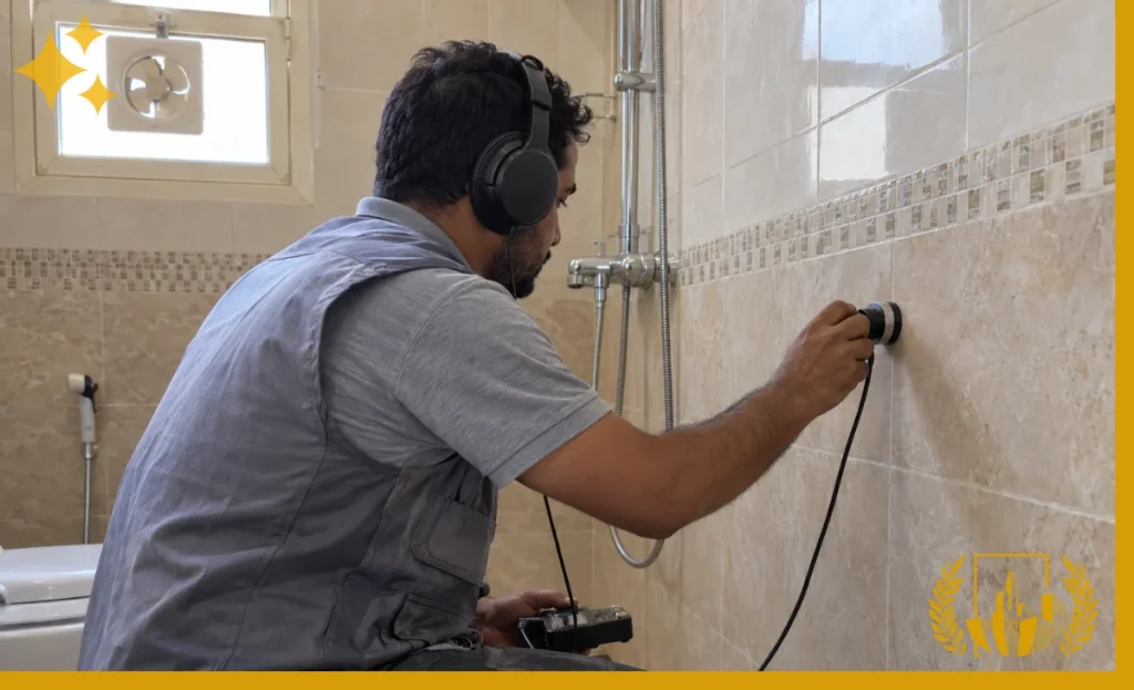 أنواع تسربات المياه التي يتم فحصها بمكة