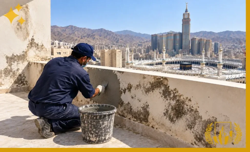 اضرار الرطوبة على الجدران والاسقف عند تأخر المعالجة