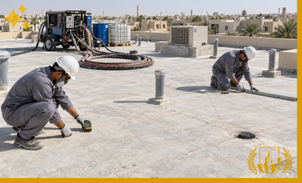 مراحل تنفيذ عزل الفوم بالليث